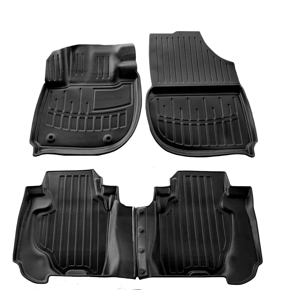 "Dywaniki gumowe Honda HR-V 2021, 3D, dedykowane, samochodowe, z wysokim rantem image"