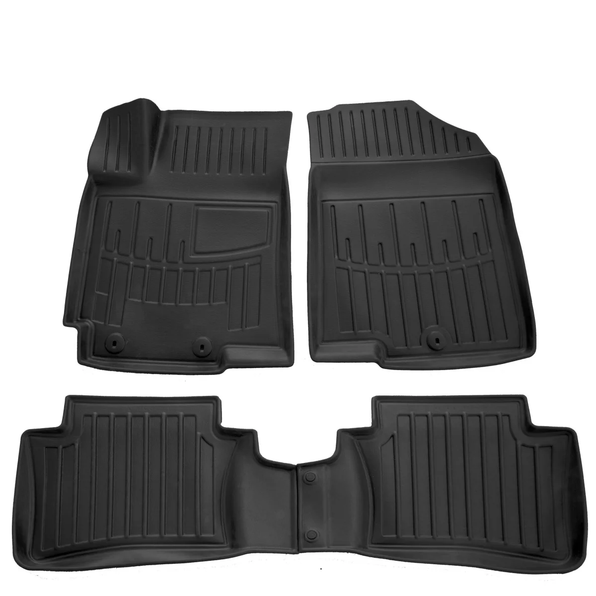 Dywaniki gumowe HYUNDAI Accent RB (2010-2017), 3D, samochodowe, z poliuretanu