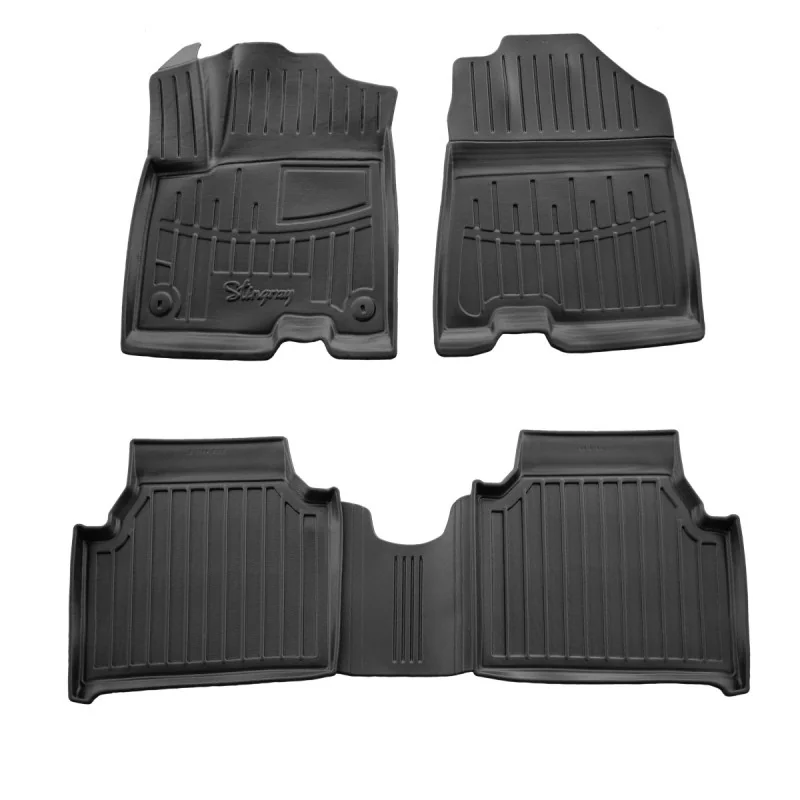 "Dywaniki samochodowe 3D, pasujące do KIA Niro EV (2018-2022), wysoki rant, poliuretan image"