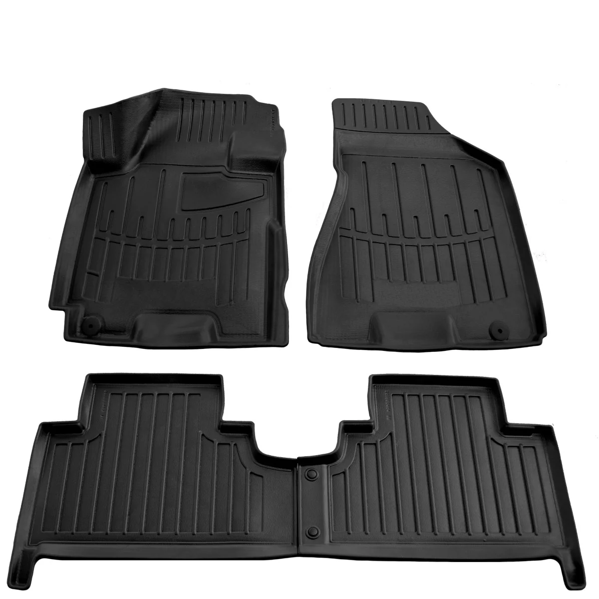 "Dywaniki samochodowe, gumowe dywaniki samochodowe 3D do KIA Sportage (JE) 2004-2010, pasujące dywaniki image"