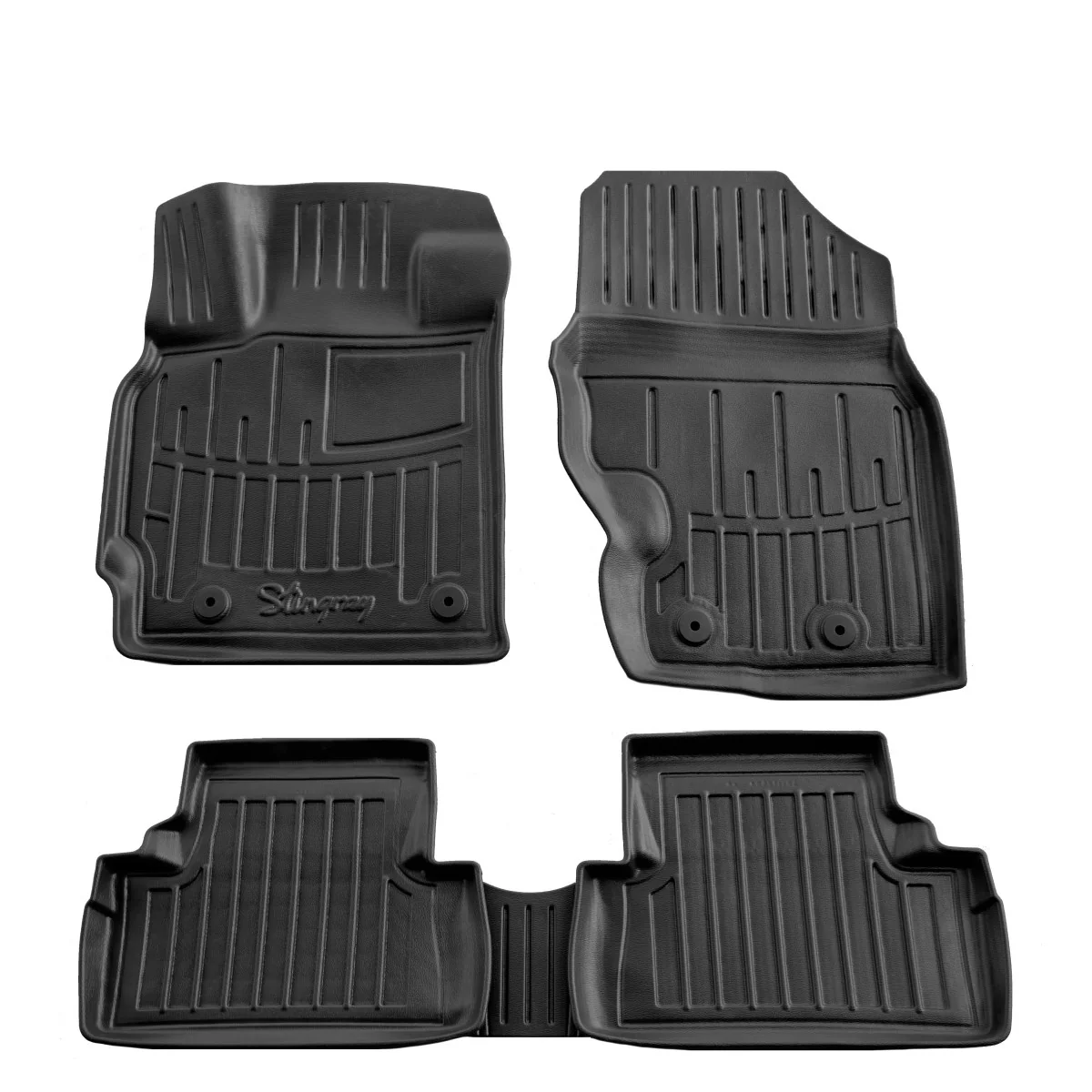 Dywaniki samochodowe, 3D gumowe, do Mazda CX-7 (2006-2012), wysokie boki, idealne dopasowanie
