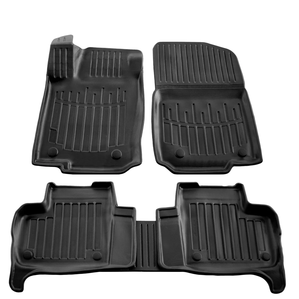 "Dywaniki gumowe samochodowe, 3D, do Mercedes Benz X166 GLS (2015-2019), passgenau, z wysokim rantem image"