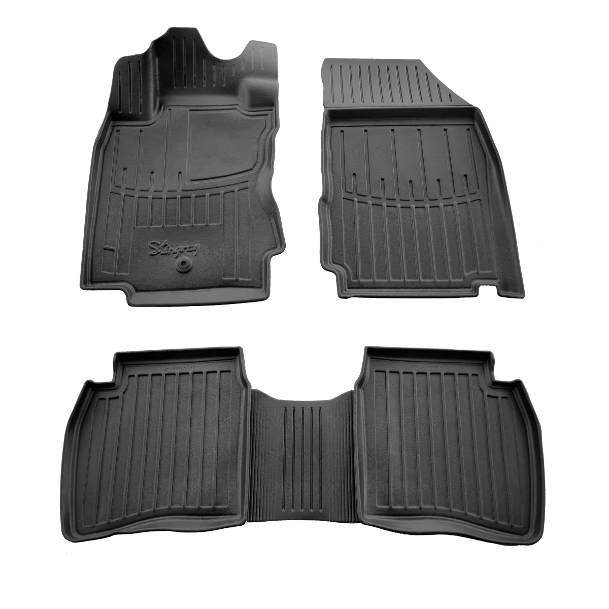 "Dywaniki gumowe Nissan Note (E11) 2004-2013, 3D, passgenau, gumowe dywaniki samochodowe image"