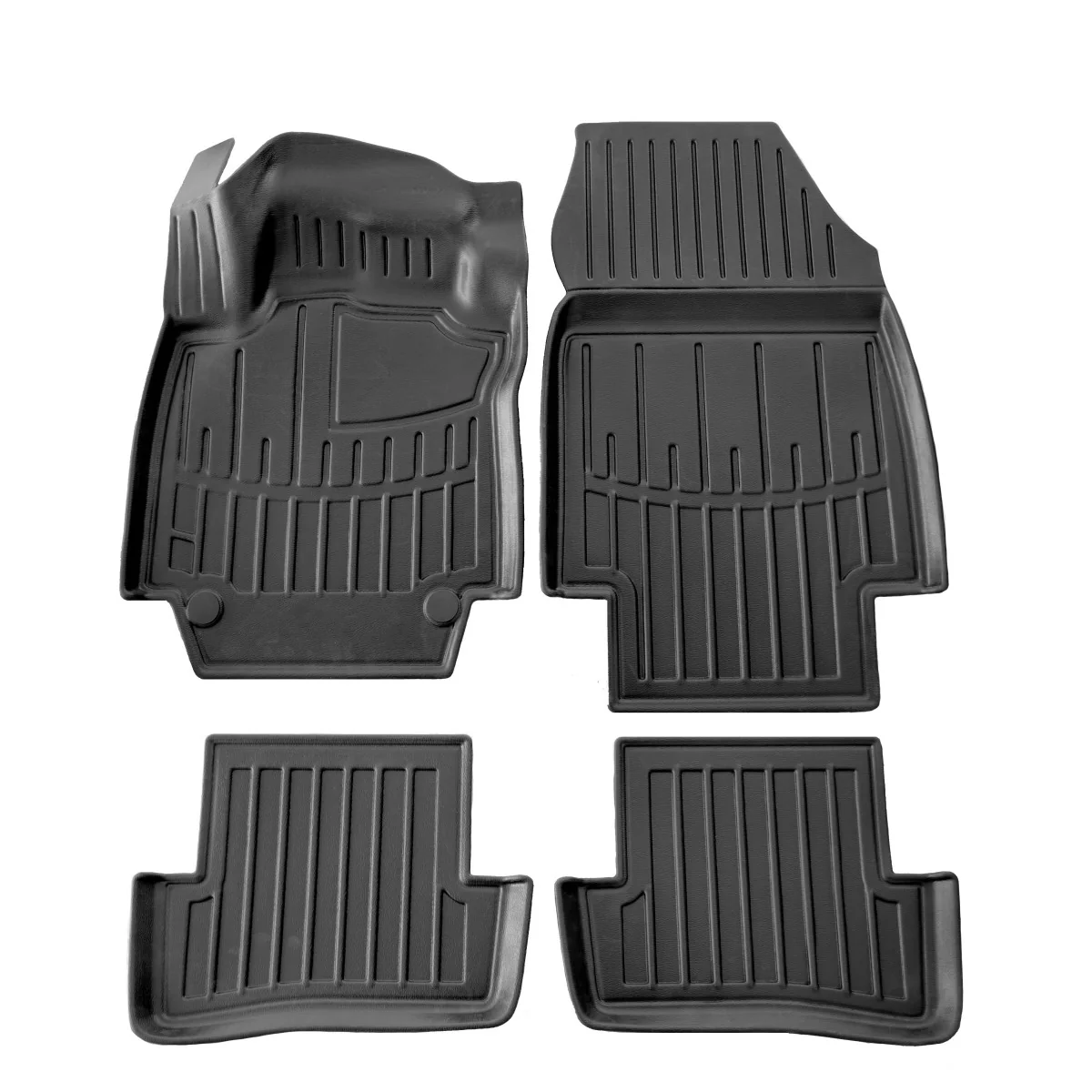 "Dywaniki samochodowe 3D, gumowe do RENAULT Captur (2013-2019), idealnie dopasowane image"