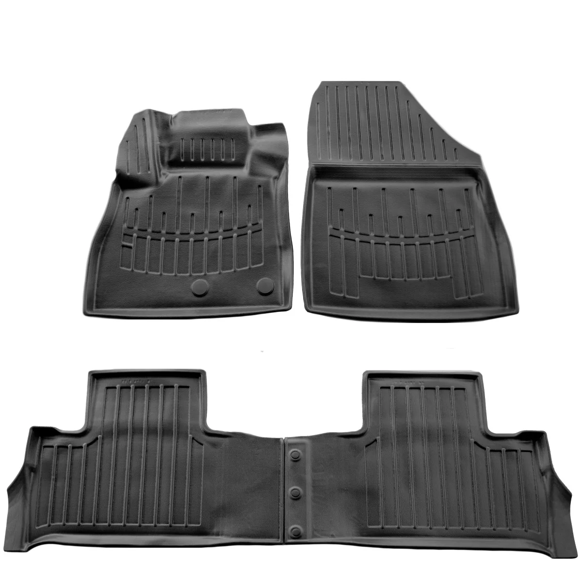 Dywaniki samochodowe 3D, gumowe, idealnie dopasowane do RENAULT Scenic IV (2016-2020)