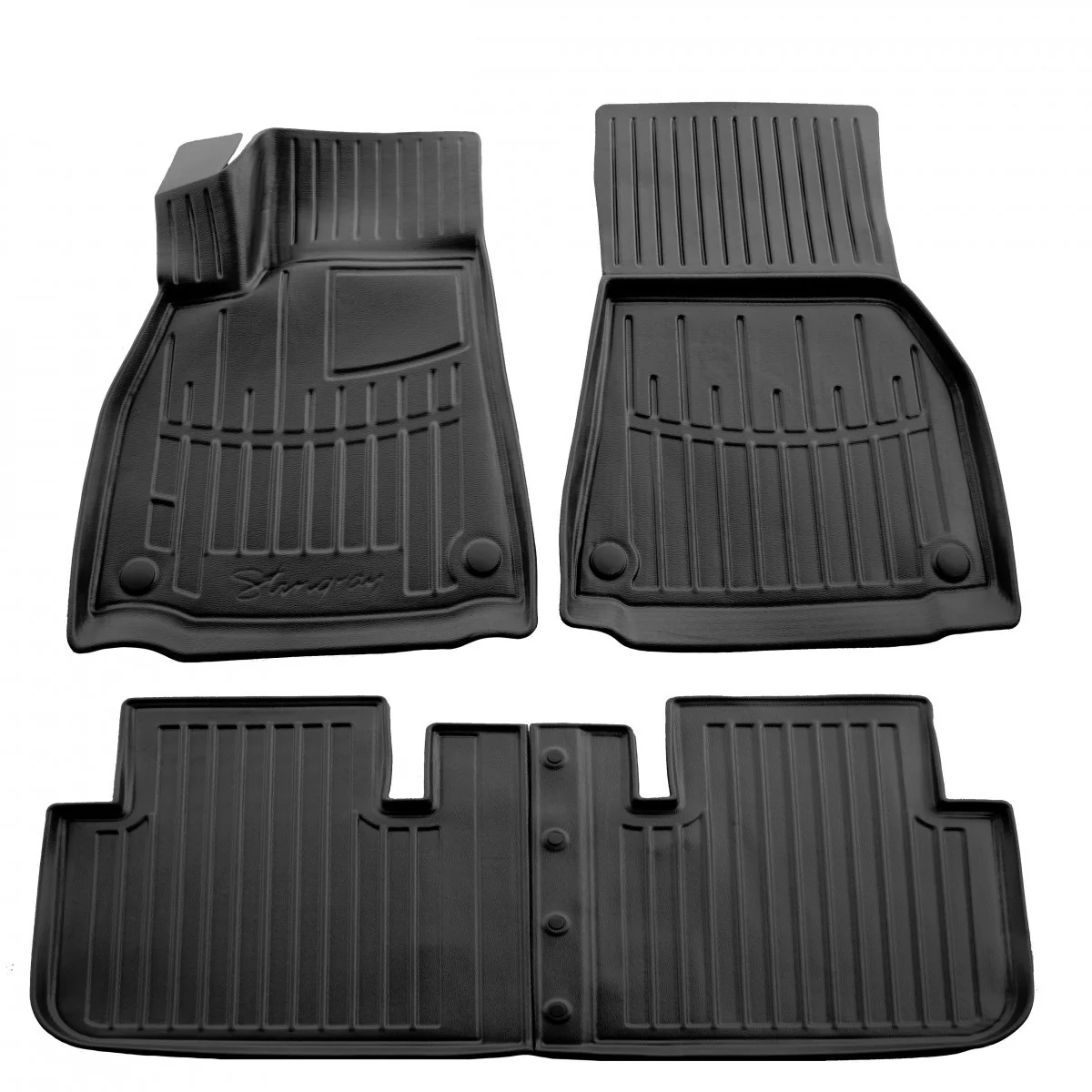 "3D dla TESLA Model S Plaid (od 2021), antypoślizgowe image"