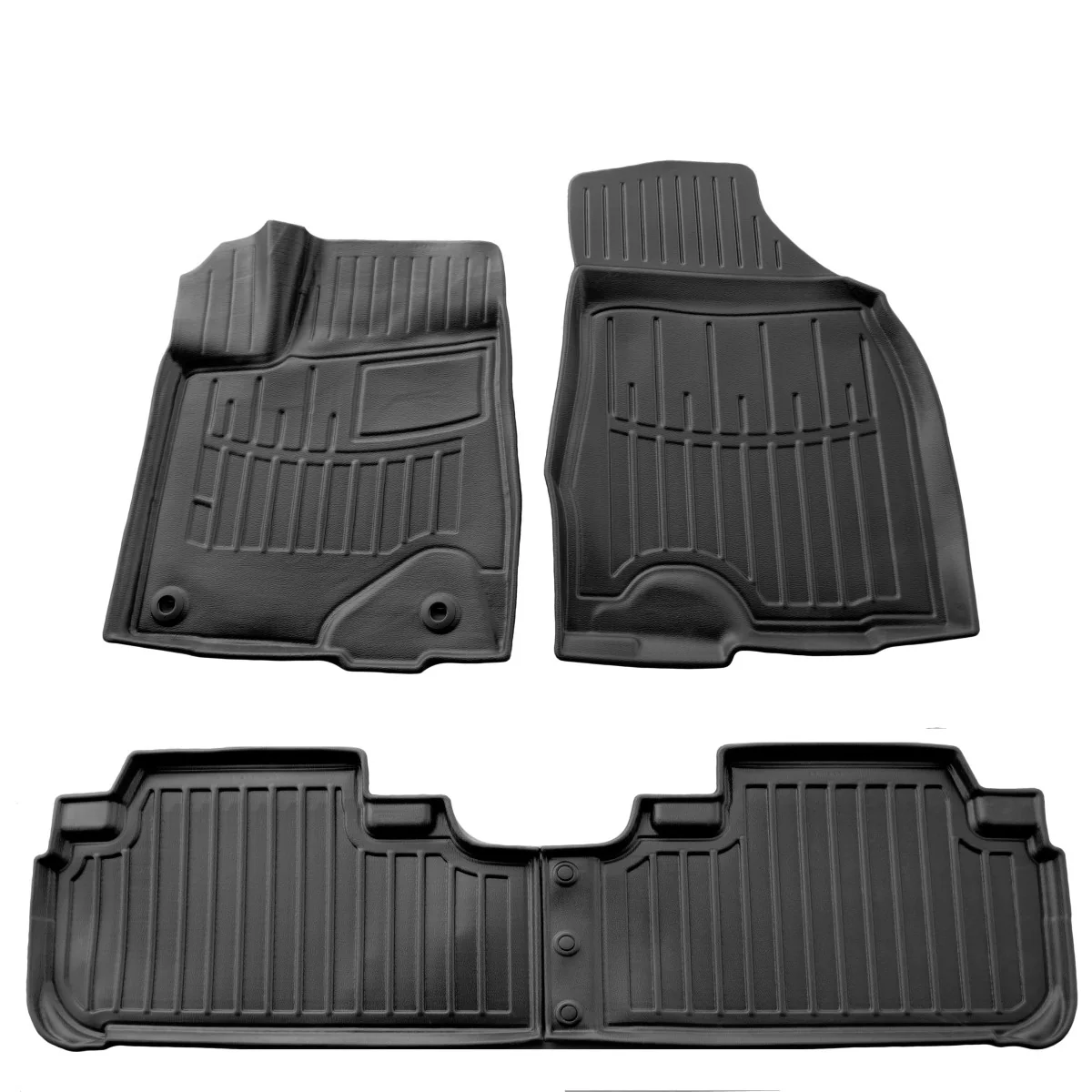 "Dywaniki gumowe do samochodu TOYOTA Highlander, XU50 (2013-2019), 3D, pasujące, bez zapachu image"