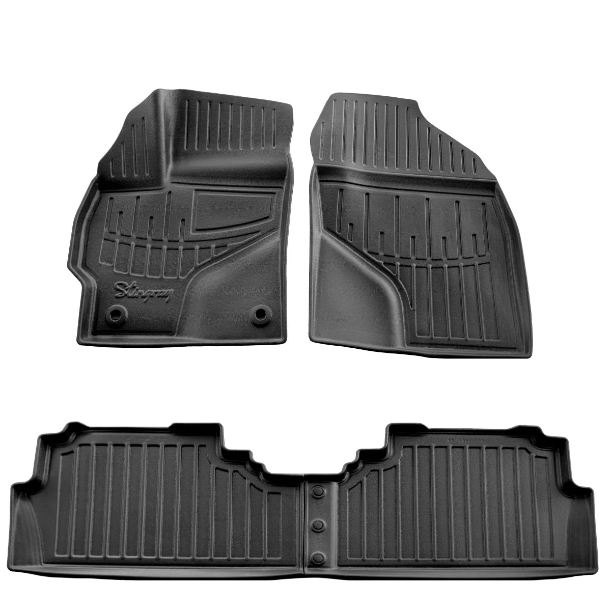 "Autofußmatten, Gummimatten Auto 3D – Toyota Prius V (2011-2015), passgenau, poliuretan image"