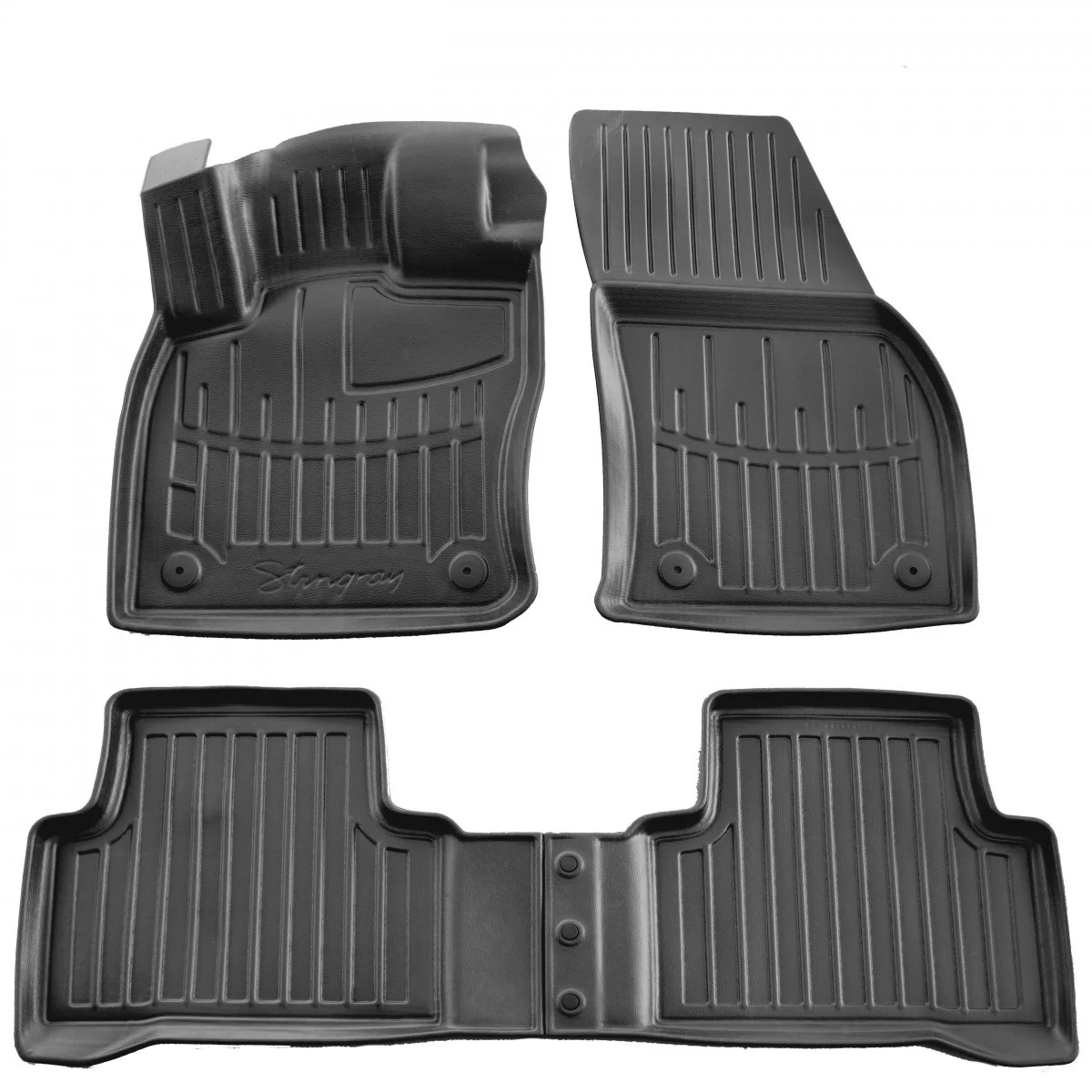 "Dywaniki samochodowe, gumowe maty 3D – VOLKSWAGEN Touran II (od 2015), idealne dopasowanie image"