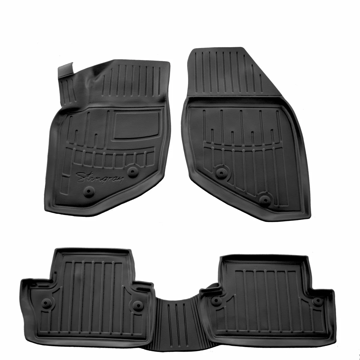 "3D dla Volvo S60 I (2001-2009), TPE, wysokie ranty, samochodowe image"