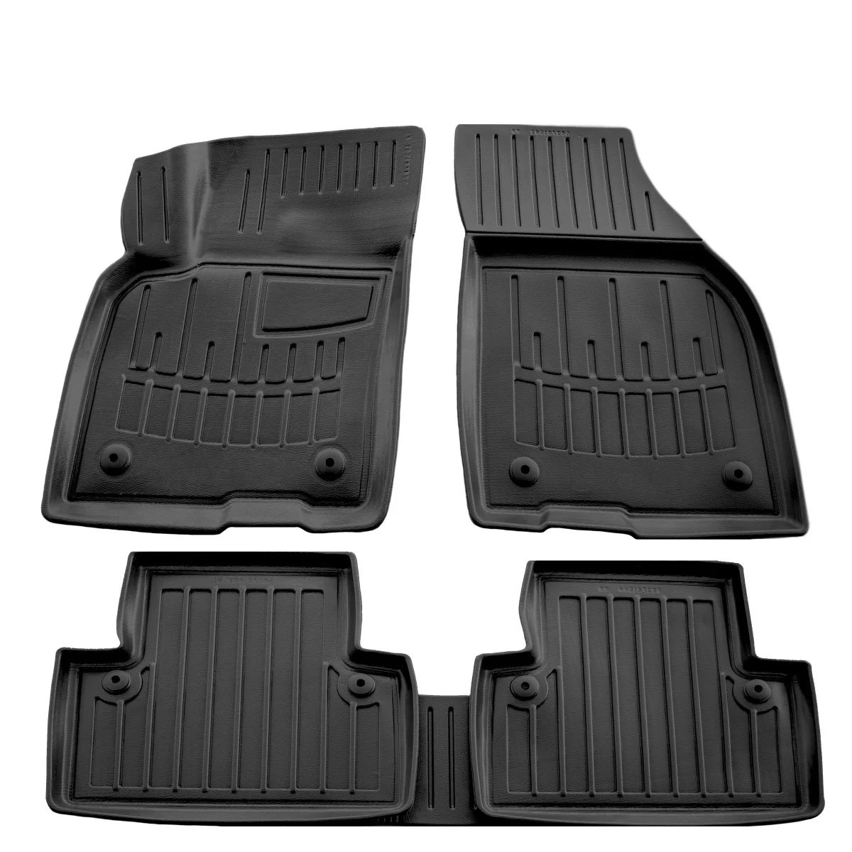 "3D für VOLVO V50 (2004-2012), passgenaue Autofußmatten, z wysokim rantem, poliuretanowe image"