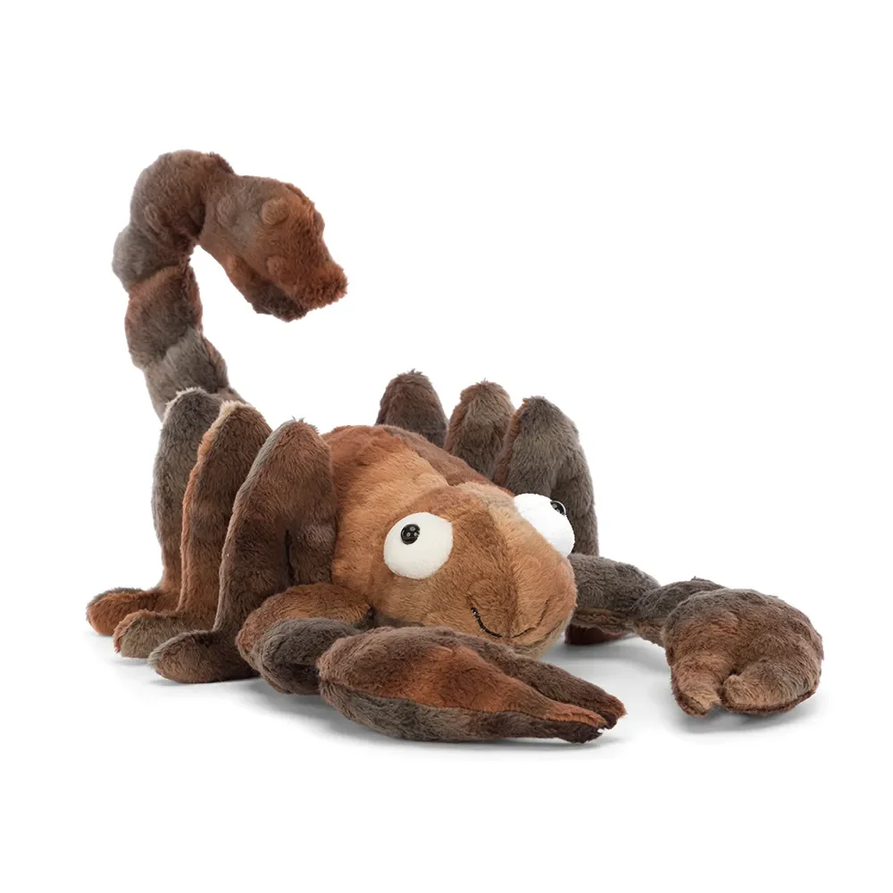 Pluszowy skorpion Jellycat Simon 35x15x9 cm – miękka maskotka dla dzieci