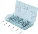 Blind rivet assortment, aluminum, 2.4-4.8 mm, 400 pcs.