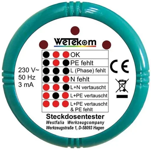 "Tester gniazdek elektrycznych image"