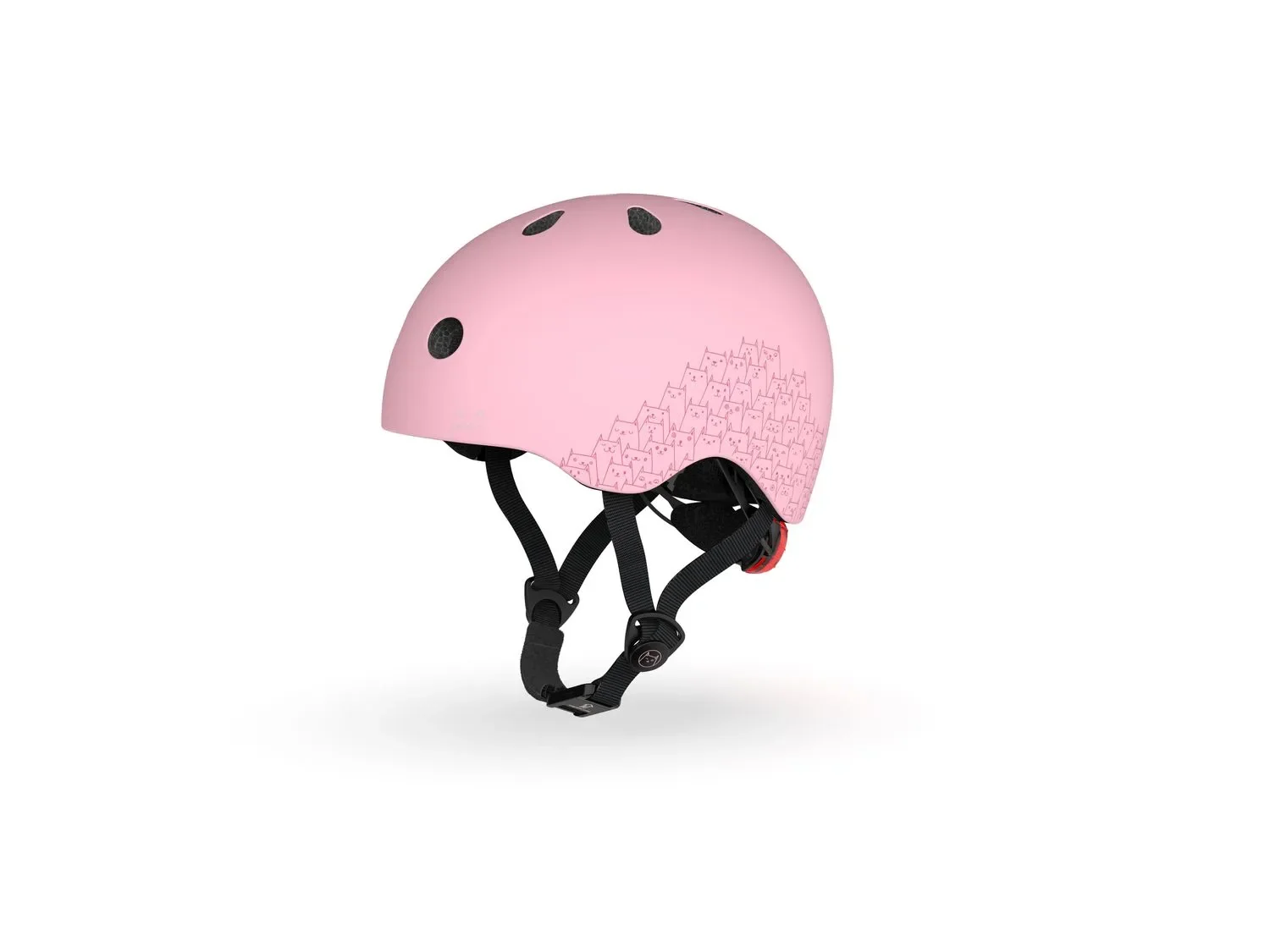 "Scoot & Ride Odblaskowy kask, Kask rowerowy XXS-S - Steel, Kolor: Róża image"
