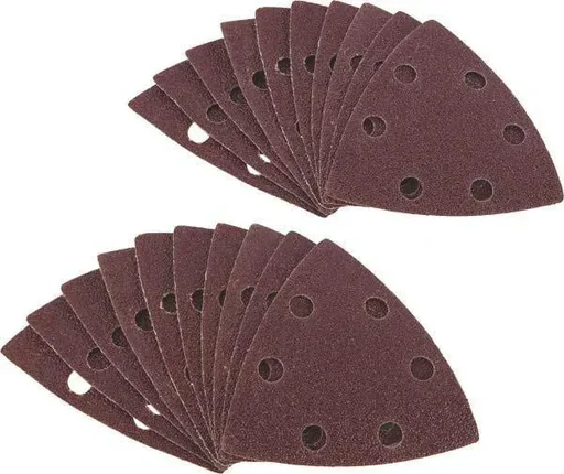 "Sandpaper set 20-piece for triangular sanders, grain 80 image"