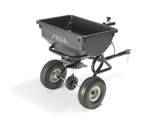 "Spreader trailer for lawn tractors image"
