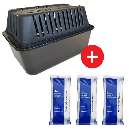 "Osuszacz powietrza MEGA BOX zawierający 3 x 1 kg granulatu osuszającego w worku z włókniny image"