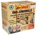 Ekologiczne podpałki — wełna drzewna, 120 sztuk