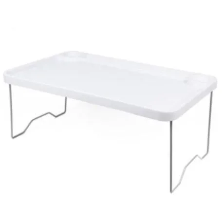 "Folding table white - 57x35x23 cm image"