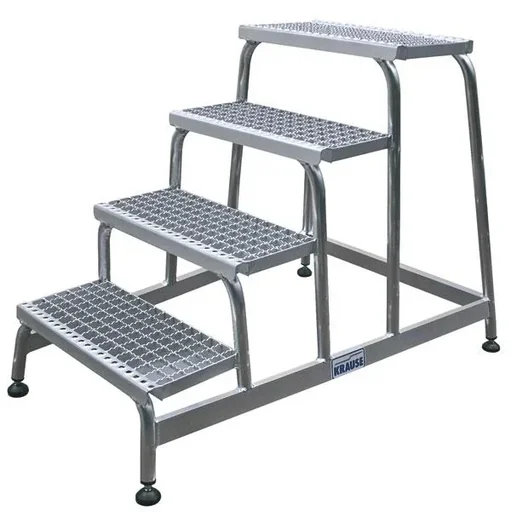 "Aluminum assembly step 4-grating steps ladder image"