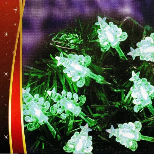 "LED lighting - Christmas tree lighting - Christmas tree shape image"