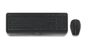 Wireless keyboard and mouse set GENTIX DESKTOP black