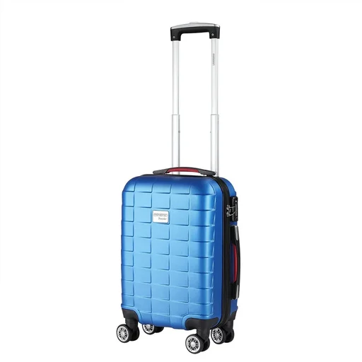 "Exopack hard-shell suitcase blue 61x31x21 cm image"