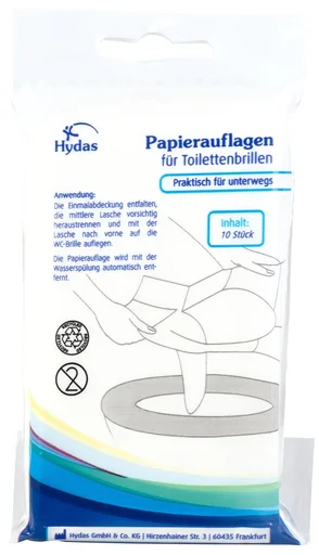 "Toilet seat cover 10 pieces, disposable, 5-pack image"