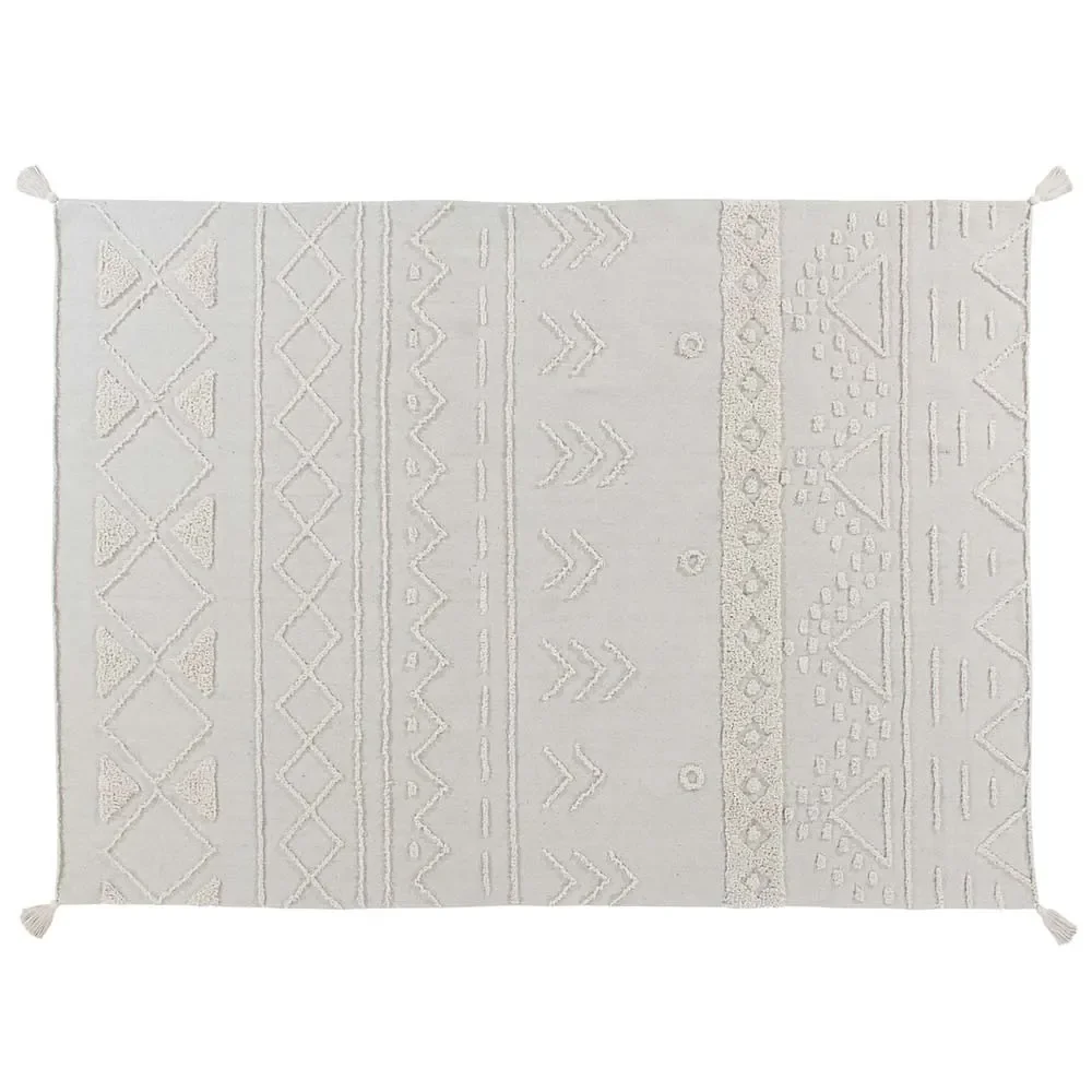 "Lorena Canals dywanik bawełniany zmywalny "Tribu" naturalny, Rozmiar dywanu: 200 x 300 cm image"