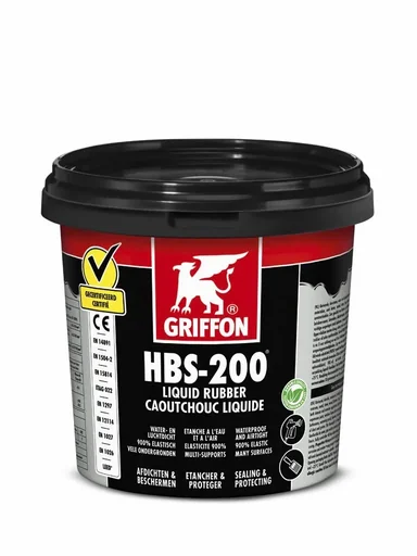 "Sealing and protective coating, flexible universal coating, black, 1 L bucket image"
