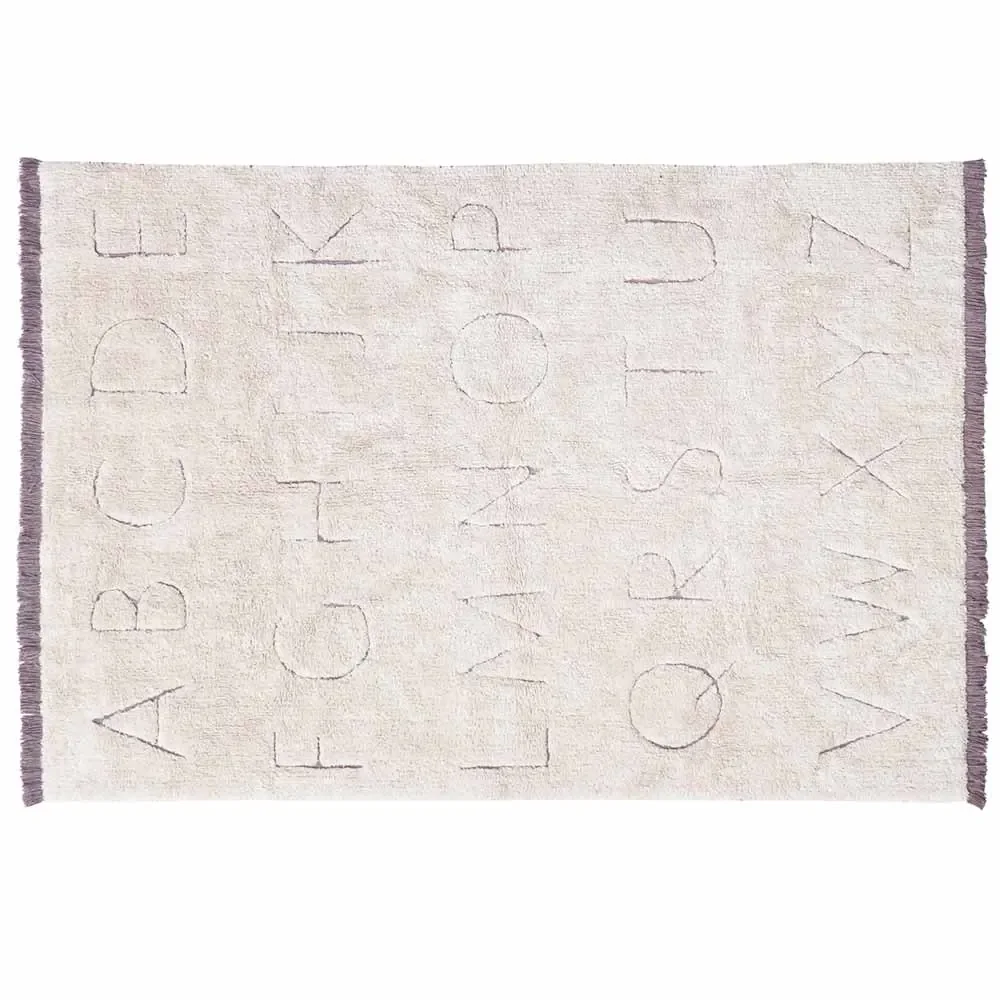 "Lorena Canals Dywan ABC zmywalny i do recyklingu, Rozmiar: 140 x 200 cm image"