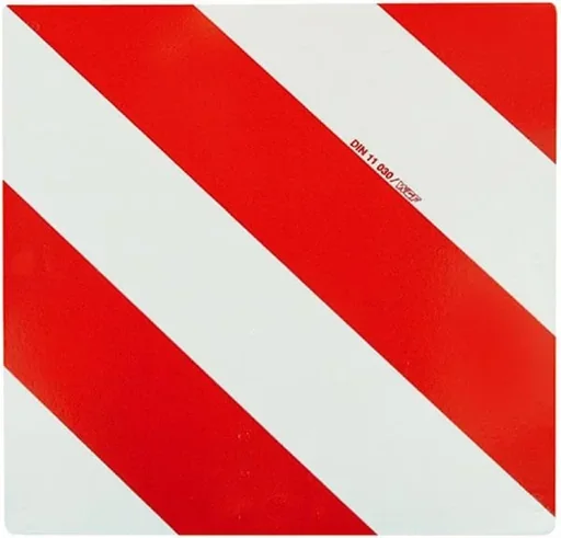 "Warning sign foil cut, 423 x 423 mm image"