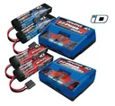 DUAL EZ-Peak Plus charger 2972G + 2x 2S Lipo 7600mAh 2869X TRAXXAS EU version / supplementary package version 2018