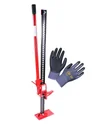 All-purpose jack "agri Shop", up to 2 t load capacity including Activ Grip Advance gloves, size 10