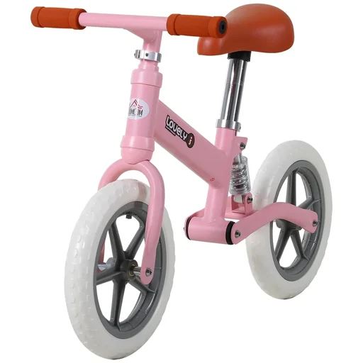 "Children's balance bike with shock absorber image"