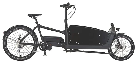 "Unisex e-bike 20"/26 inches, frame height 48 cm, 8-speed derailleur, matte black, CARGO Plus 22.ETL.20 image"