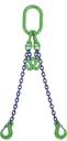 Sling chain 2GK10-GKH, Ø 13 mm x 1.0 m usable length, load capacity 9.5 t (0-45°) / 6.7 t (45-60°), 2-leg, GK 10