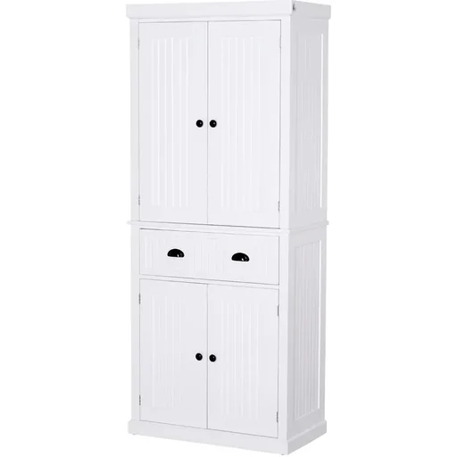 "Kitchen cabinet with drawer, white image"