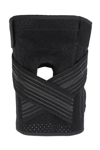 "Active knee support with Velcro fastener “Flexitek”, universal size, black image"