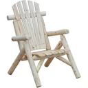 Garden chair wooden high-back fir wood natural