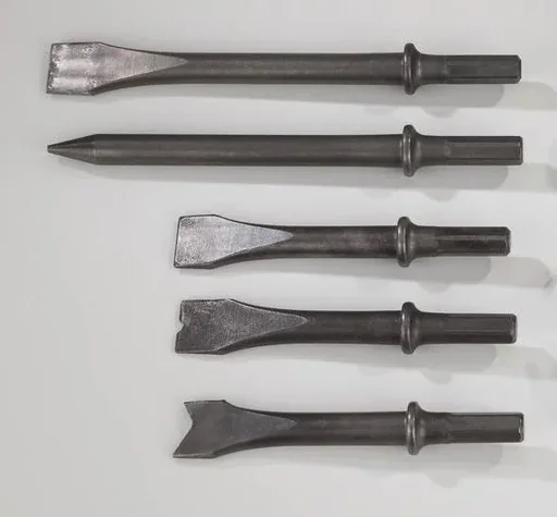 "Pneumatic chisel hammer - set - 5 pieces image"