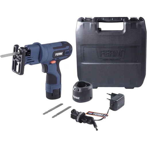 "JSM1026 Li-Ion Cordless Jigsaw - 12V/1.5Ah - Incl. 2 saw blades, charger and storage case image"