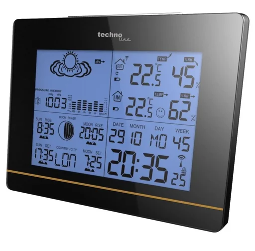 "Weather station WS 6750 in high-gloss finish image"