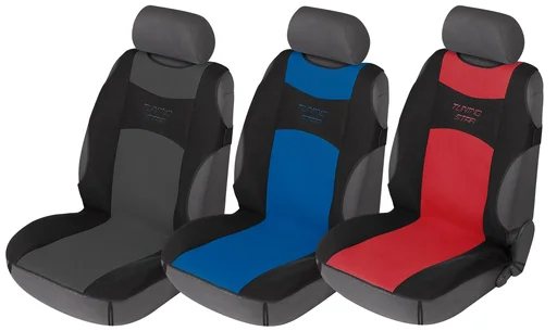 "Car seat cover universal size Tuning Star anthracite black image"