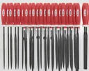 Special needle file set 12-piece - length 150 mm, cut length 70 mm