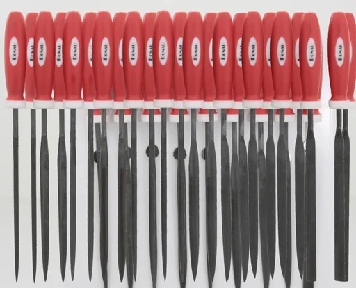 "Special needle file set 12-piece - length 150 mm, cut length 70 mm image"