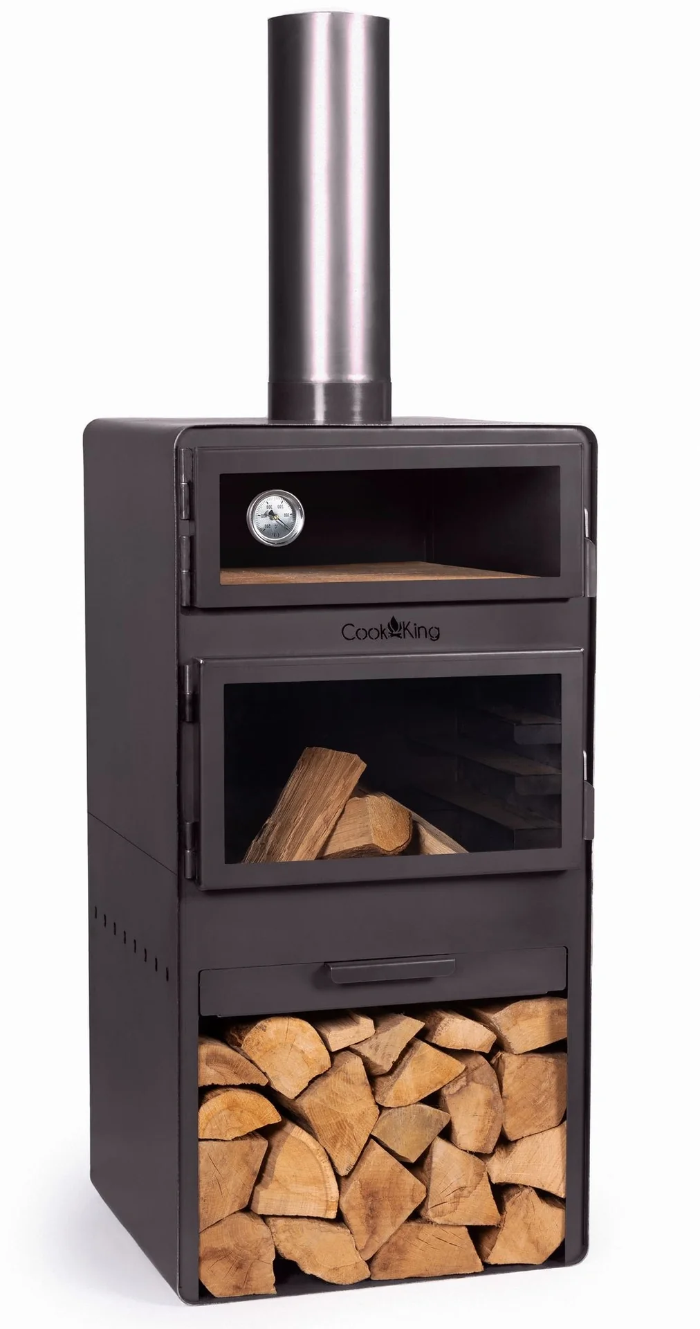 "CookKing Vento Plus grzejnik tarasowy z piekarnikiem do pizzy image"