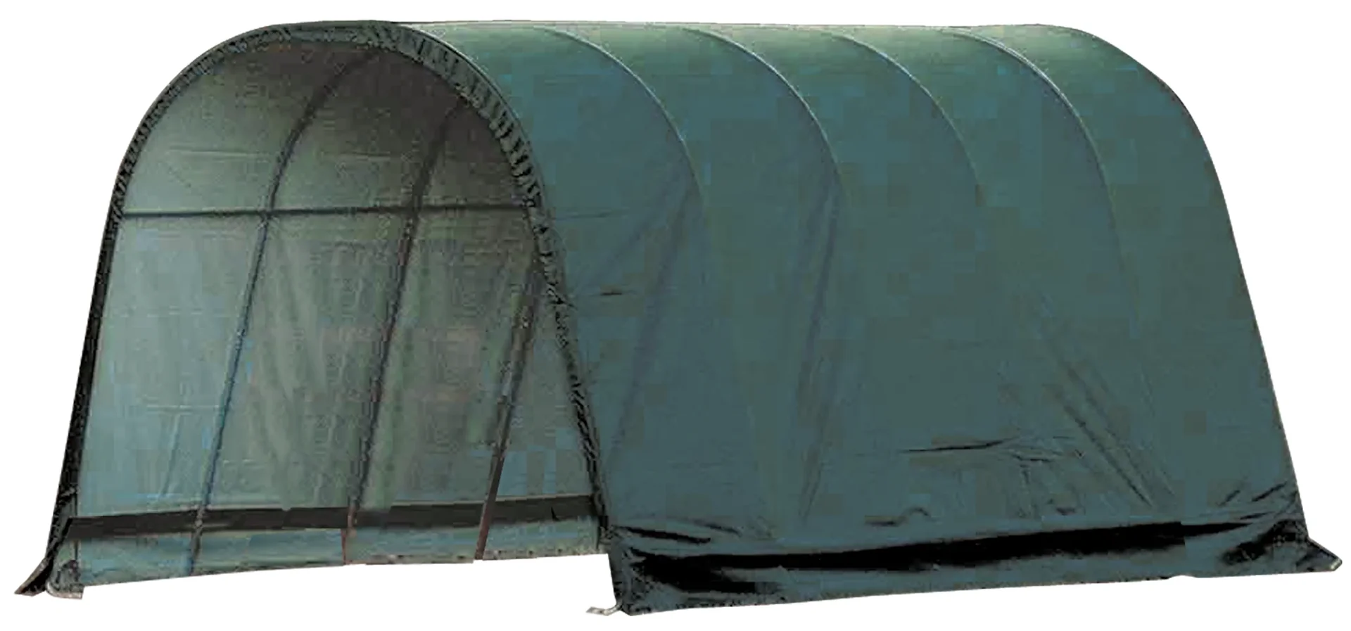 ShelterLogic pastwiskowa wiata Run-In-Shed 24,4 m², zielona