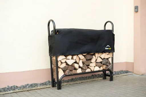"Firewood rack 126 cm, load capacity 500 kg image"